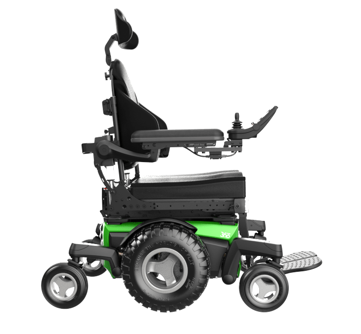 360 crossover lucentlime black silver wheelchair