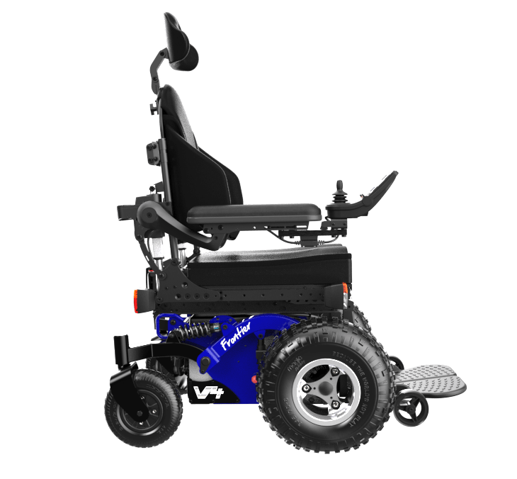 V4 FWD offroad spaceblue black silver wheelchair